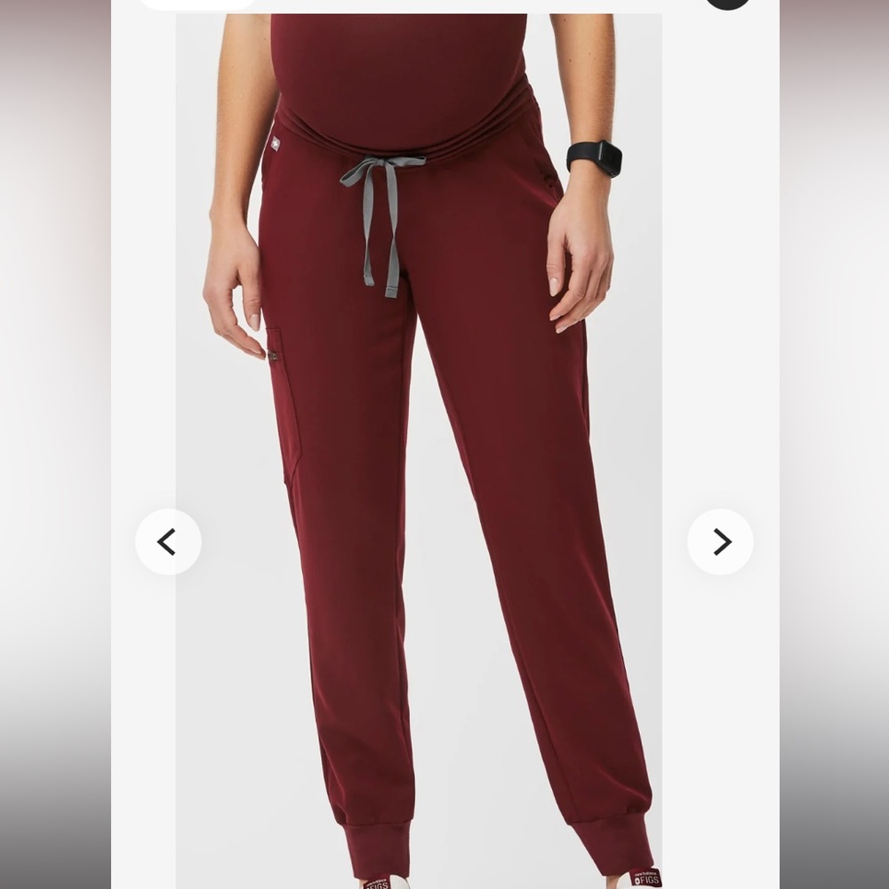 Figs maternity scrub pants